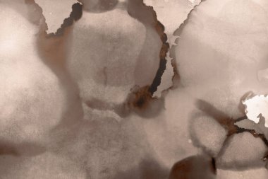 doku, arka plan kahverengi mürekkep lekeleri