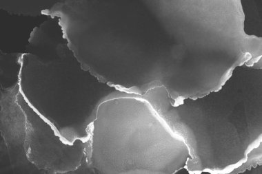 doku, arka plan yeşil mürekkep lekeleri