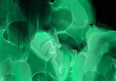 doku, arka plan yeşil mürekkep lekeleri