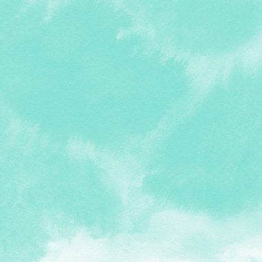 Turkuaz suluboya boya doku, arka plan