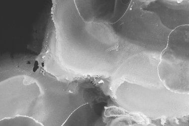 doku, arka plan yeşil mürekkep lekeleri