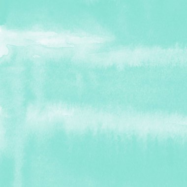 Turkuaz suluboya boya doku, arka plan