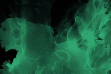 doku, arka plan yeşil mürekkep lekeleri