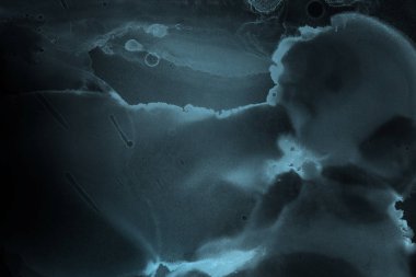 mavi mürekkep deseni lekeler, soyut arkaplan