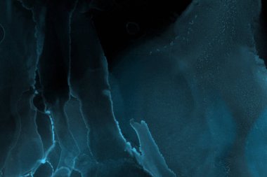 mavi mürekkep deseni lekeler, soyut arkaplan