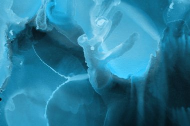 mavi mürekkep deseni lekeler, soyut arkaplan