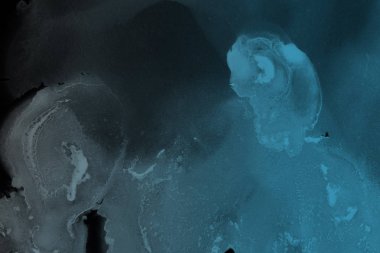 mavi mürekkep deseni lekeler, soyut arkaplan