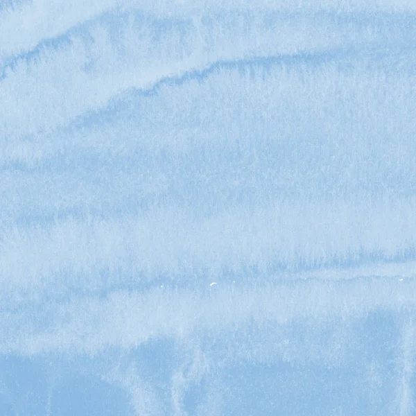 Niebieska Faktura Farby Akwarelowej Abstrakcyjne Tło — Zdjęcie stockowe