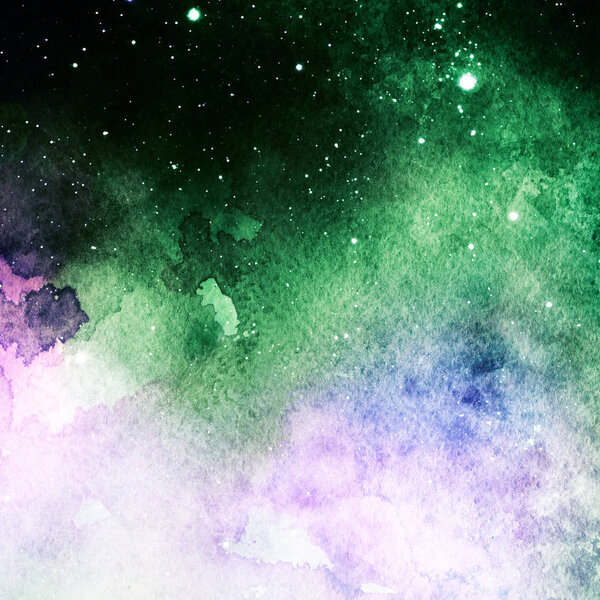 Multicolor ink space texture, abstract background
