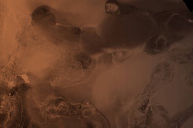 doku, arka plan kahverengi mürekkep lekeleri