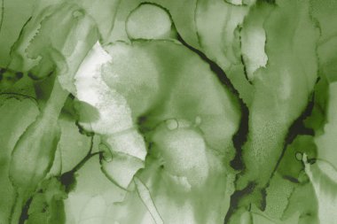 doku, arka plan yeşil mürekkep lekeleri