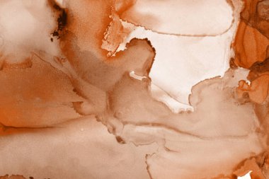 doku, arka plan kahverengi mürekkep lekeleri