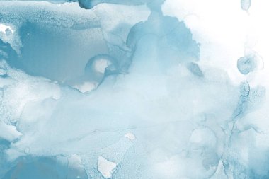 mavi mürekkep deseni lekeler, soyut arkaplan