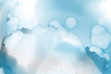 mavi mürekkep deseni lekeler, soyut arkaplan