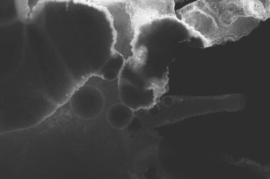 doku, arka plan yeşil mürekkep lekeleri