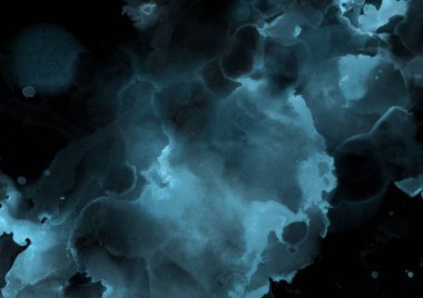 mavi mürekkep deseni lekeler, soyut arkaplan