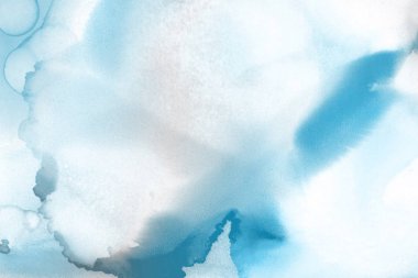 mavi mürekkep deseni lekeler, soyut arkaplan