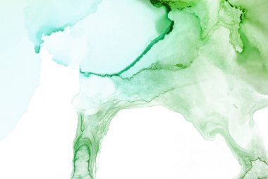 doku, arka plan yeşil mürekkep lekeleri