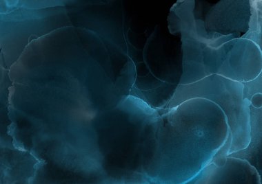 mavi mürekkep deseni lekeler, soyut arkaplan