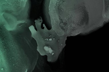 doku, arka plan yeşil mürekkep lekeleri