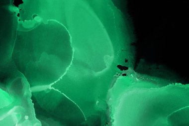 doku, arka plan yeşil mürekkep lekeleri