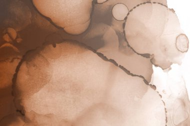 doku, arka plan kahverengi mürekkep lekeleri