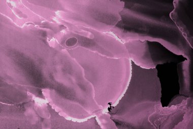 doku, arka plan mor mürekkep lekeleri