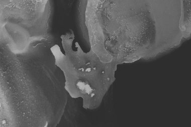 doku, arka plan yeşil mürekkep lekeleri