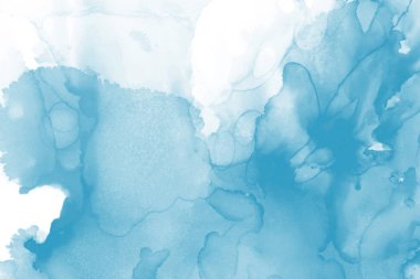 mavi mürekkep deseni lekeler, soyut arkaplan