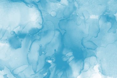 mavi mürekkep deseni lekeler, soyut arkaplan