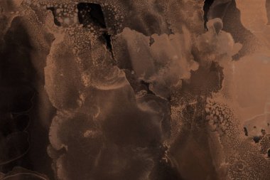 doku, arka plan kahverengi mürekkep lekeleri