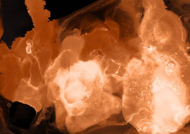 doku, arka plan kahverengi mürekkep lekeleri