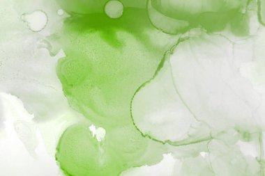 doku, arka plan yeşil mürekkep lekeleri