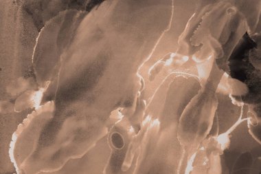 doku, arka plan kahverengi mürekkep lekeleri