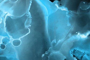 mavi mürekkep deseni lekeler, soyut arkaplan