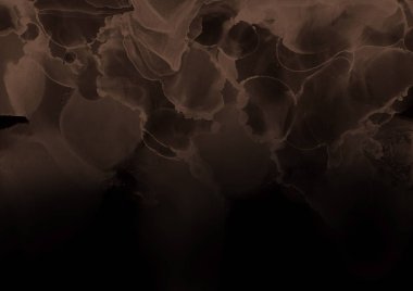 doku, arka plan kahverengi mürekkep lekeleri