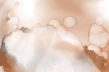 doku, arka plan kahverengi mürekkep lekeleri