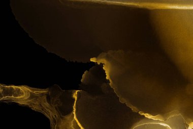 doku, arka plan sarı mürekkep lekeleri