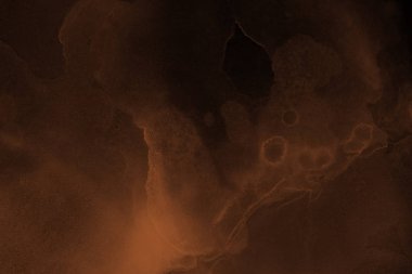 doku, arka plan kahverengi mürekkep lekeleri