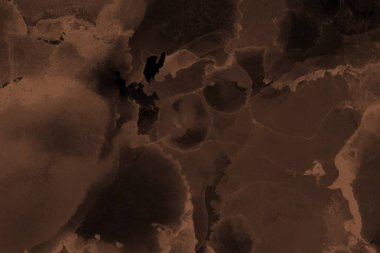 doku, arka plan kahverengi mürekkep lekeleri