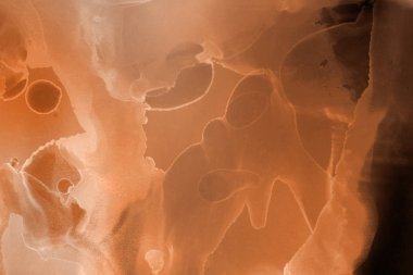 doku, arka plan kahverengi mürekkep lekeleri