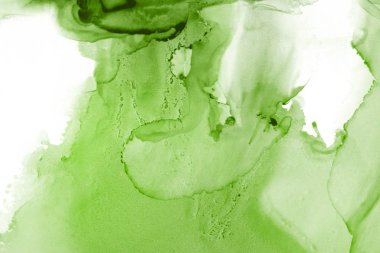 doku, arka plan yeşil mürekkep lekeleri