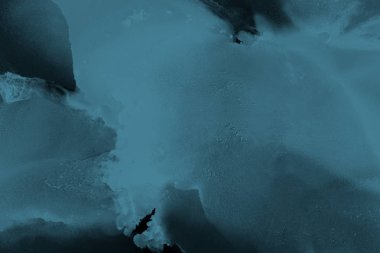 mavi mürekkep deseni lekeler, soyut arkaplan