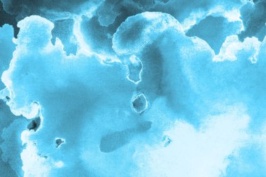 mavi mürekkep deseni lekeler, soyut arkaplan
