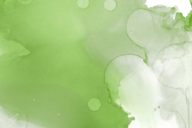 doku, arka plan yeşil mürekkep lekeleri