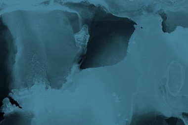 mavi mürekkep deseni lekeler, soyut arkaplan