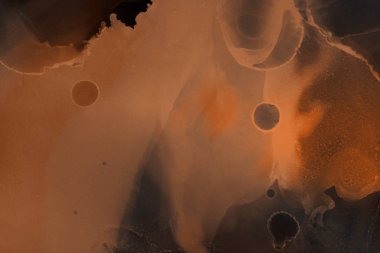 doku, arka plan kahverengi mürekkep lekeleri