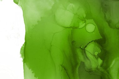 doku, arka plan yeşil mürekkep lekeleri