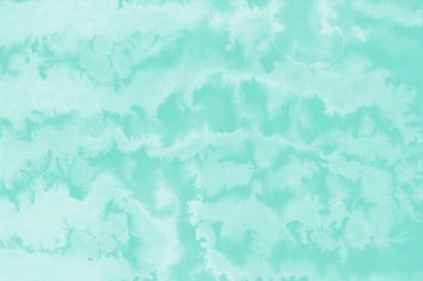 Turkuaz suluboya boya doku, arka plan