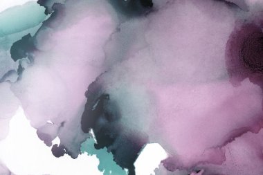 sulu boya boyama doku ile çok renkli arka plan